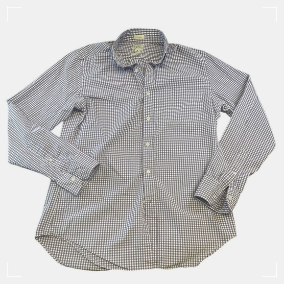 J.CREW Other - J. Crew Classic Button‎ Down Shirt Organic Cotton Gingham Check Small